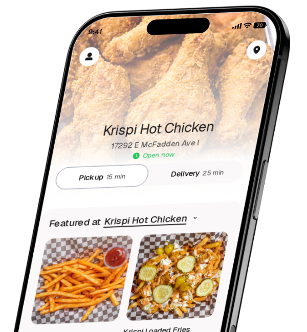 Krispi Hot Chicken app preview